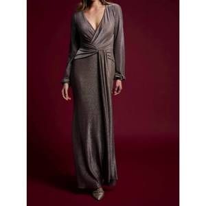 rose gold long evening dress Lady Black Tie - Maddox Gown - Rose Gold - Strapless Glitter Embellished Gown main image 1